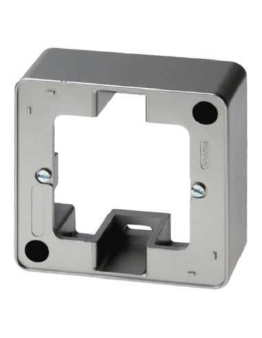 Akcesoria osprzęt Puszka natynkowa 1-krotna, stal szlachetna, lakierowana 10299004 Berker Hager