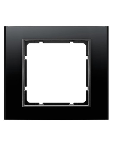 B.3 Ramka 1-krotna alu, czarny/antracyt  10113015 Berker Hager
