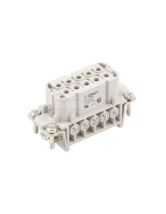 Wkład złącza 10P+PE żeński 16A 250V EPIC H-A 10 BS 10441100