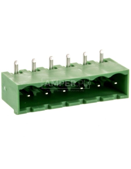 Gniazdo pinowe 6P 320V 12A zielone MSTBA 2,5/ 6-G 1757514