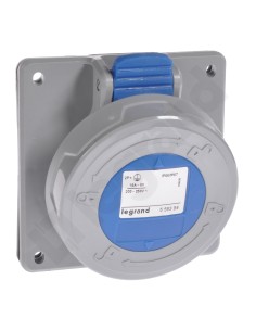 Gniazdo tablicowe 3P 16A 230V niebieskie IP67 P17 TEMPRA PRO 555384