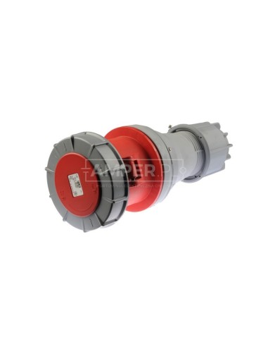 Gniazdo przenośne 125A 5P 400V czerwone IP67 POWER TWIST 245-6