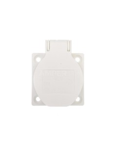 Gniazdo tablicowe 10/16A 2P+Z 230V białe IP54 1050-0ws