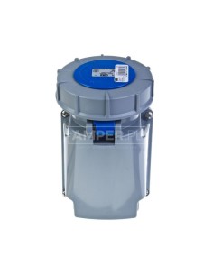 Gniazdo stałe 63A 3P 230V niebieskie IP67 /bez dławnicy/ POWER TWIST 133-6