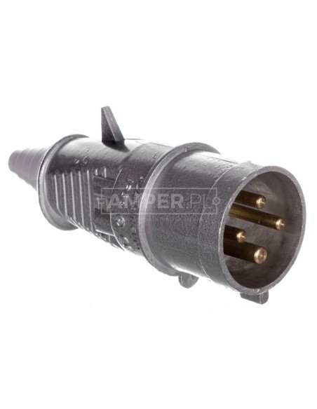 Wtyczka metalowa przenośna 32A 400V 4P IP44 3143-326