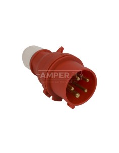 Wtyczka przenośna 16A 5P 400V 6h IP44 MULTI-GRIP Quick-Connect 2136