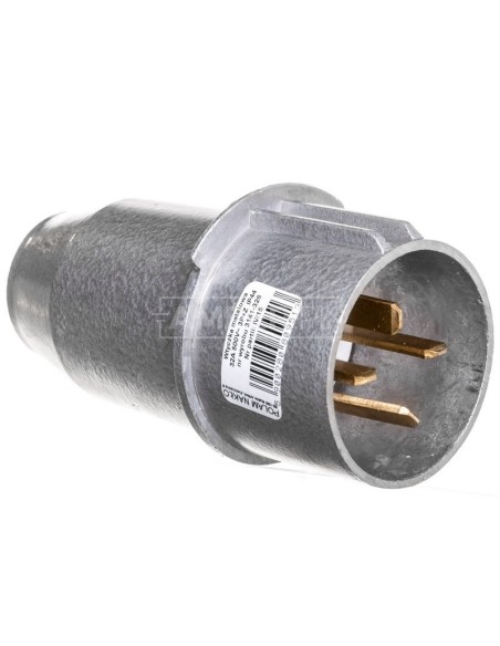 Wtyczka metalowa przenośna 32A 500V 4P IP44 3141-326