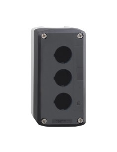 pokrywa ciemnoszara z jasnoszarą podstawą, 3 otwory, UL/CSA certyfikowany XALD03H7