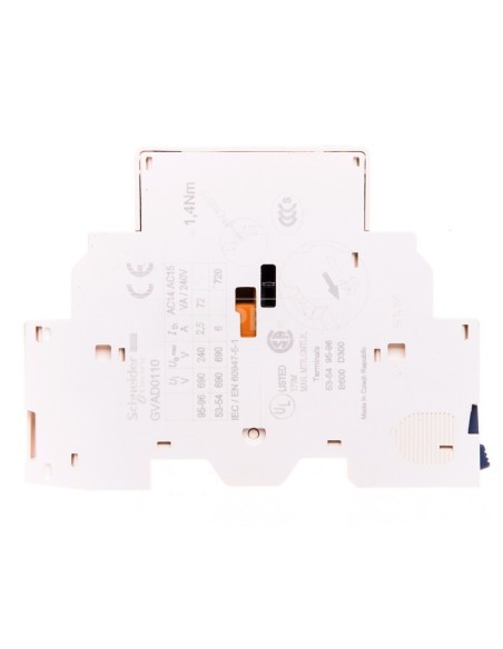 Styk pomocniczy 1Z 1R montaż boczny GVAD0110