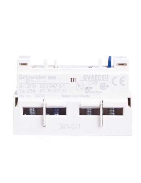 Styk pomocniczy 1Z 1R 0P montaż czołowy GVAED011