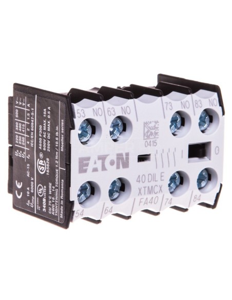 Styk pomocniczy 4Z montaż czołowy 40DILE 010304