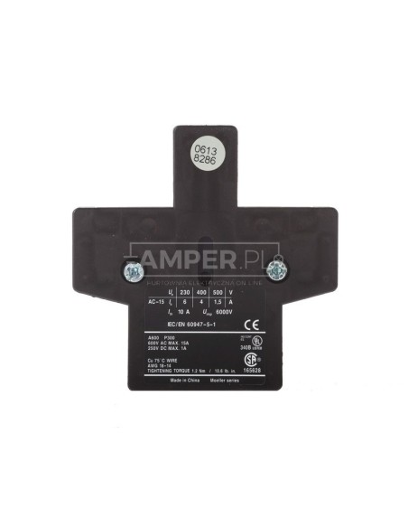 Styk pomocniczy 1Z 1R montaż boczny DILM820-XHI11-SI 208281