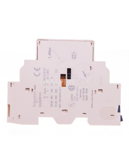 Styk pomocniczy 2Z montaż boczny GVAD0101