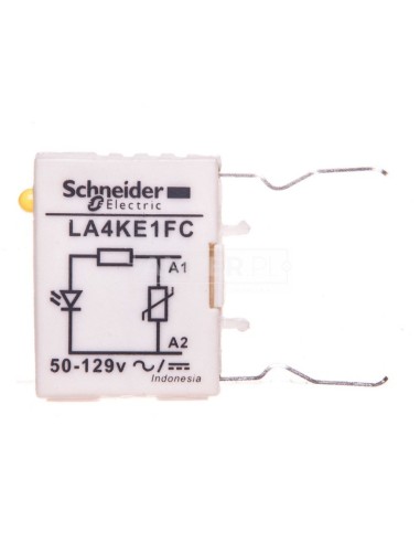 Układ ochronny warystor 50-130V AC/DC ze wskaźnikiem LED LA4KE1FC