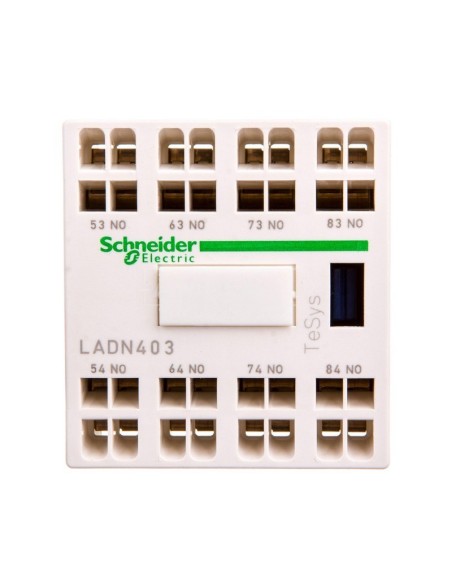 Styk pomocniczy 4Z montaż czołowy LADN403