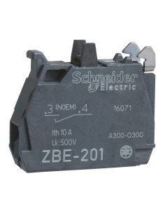 Styk pojedynczy dla głowicy O22 1NO wyprzedzający zaciski śrubowe ZBE201