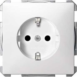 Gniazdo wtykowe SCHUKO, z przesłoną, b.śrub., B.P, Artec/Antique Merten MTN2300-4019 Schneider
