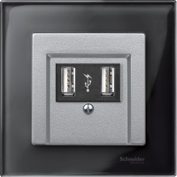 Merten, Płytka centralna System M uniwersalna aluminiowy Merten MTN297960 Schneider