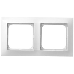 Impresja ramka 2-krotna biała R-2Y 00 - hurtownia elektryczna Amper.pl