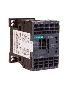 Stycznik mocy 7A 3P 24V DC 0Z 1R S00 3RT2015-2BB42