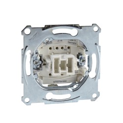 Mechanizm przycisku zwier. 1-bieg. do łącz. do kart hotel 6A, AC 250 V, b.śrub. Merten MTN3754-0000 Schneider