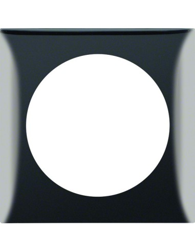 Integro Flow Ramka 1-krotna, czarny, połysk 918272510 Berker Hager