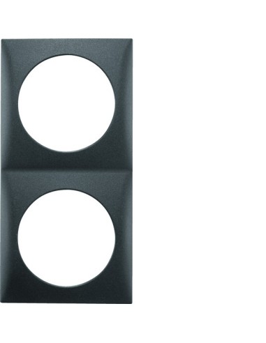 Integro Flow Ramka 2-krotna, antracyt, mat 918262515 Berker Hager
