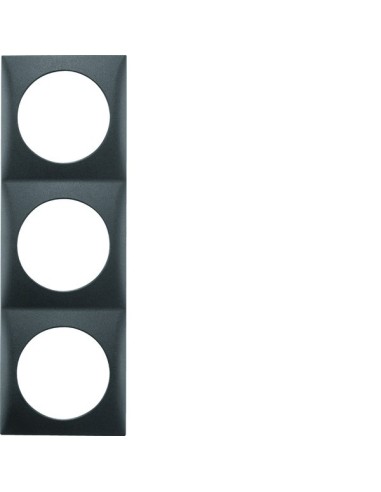 Integro Flow Ramka 3-krotna, antracyt, mat 918192515 Berker Hager