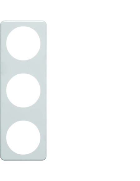 Integro Ramka 3-krotna, biały, połysk  9181919 Berker Hager