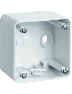 Integro Puszka natynkowa 1-krotna wysoka, biały, połysk 9115109 Berker Hager 2