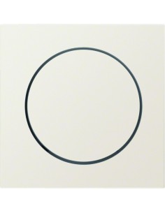 B.Kwadrat Płytka czołowa z pokrętłem regulacyjnym do ściemniacza obrotowego, kremowy, połysk 5311378982 Berker Hager 2