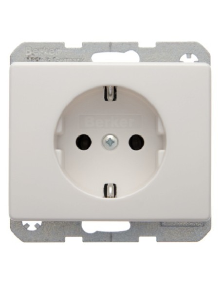 Arsys Gniazdo SCHUKO, biały  47150069 Berker Hager