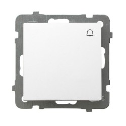 As przycisk dzwonek biały ŁP-6G m 00 - hurtownia elektryczna Amper.pl