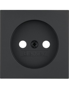 B.x Płytka czołowa do gniazda bez uziemienia, antracyt mat 3961038996 Berker Hager 2