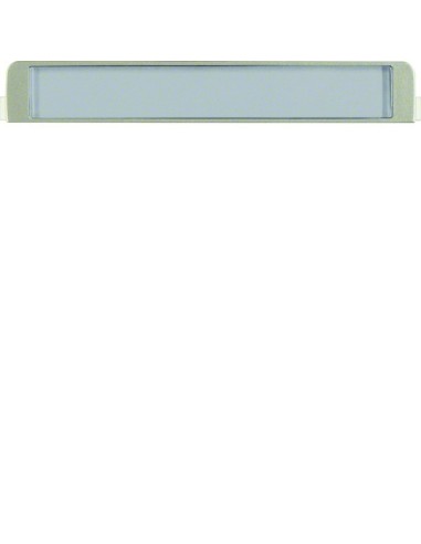 System płytek centralnych Pole opisowe do montażu w pierścieniu oddzielającym, stal szlachetna, lakierowana 19057004 Berker Hage