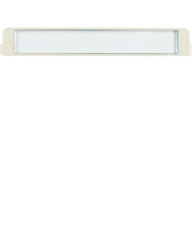 B.Kwadrat Pole opisowe do montażu w pierścieniu oddzielającym, kremowy 19050002 Berker Hager