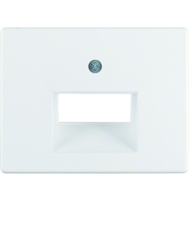 Arsys Płytka czołowa do gniazda przyłączeniowego UAE 2-krotnego, biały 14090069 Berker Hager