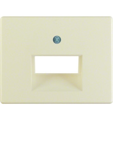 Arsys Płytka czołowa do gniazda przyłączeniowego UAE 2-krotnego, kremowy 14090002 Berker Hager