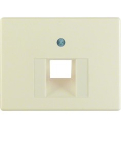 Arsys Płytka czołowa do gniazda przyłączeniowego UAE 1-krotnego, kremowy 14070002 Berker Hager 2