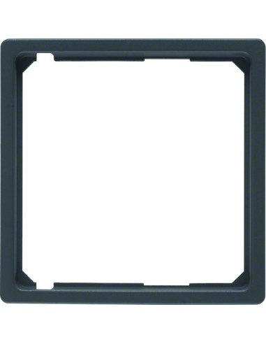 Q.x Pierścień oddzielający do płytki czołowej, antracyt, aksamit lakierowany 11096086 Berker Hager