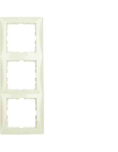 S.1 Ramka 3-krotna, kremowy, połysk  10138982 Berker Hager