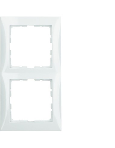 S.1 Ramka 2-krotna, biały, połysk  10128989 Berker Hager