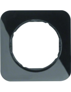 R.1 Ramka 1-krotna, czarny, połysk  10112145 Berker Hager 2