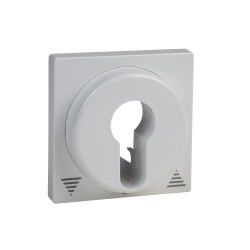 Merten, Płytka centralna System M żaluzjowy obrotowy na klucz biały active Merten MTN319425 Schneider