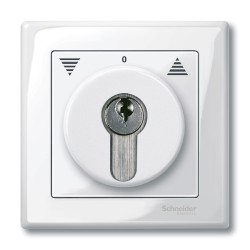 Merten -Płytka centralna System M łącznika na klucz DIN biały polarny Merten MTN319519 Schneider