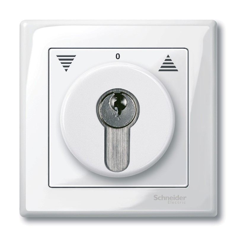 Merten -Płytka centralna System M łącznika na klucz DIN biały polarny Merten MTN319519 Schneider