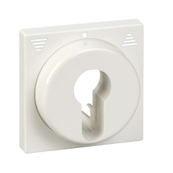 Merten, Płytka centralna System M żaluzjowy obrotowy na klucz biały polarny Merten MTN319419 Schneider