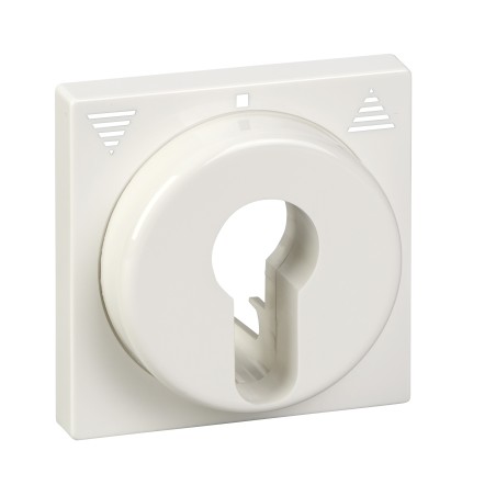 Merten, Płytka centralna System M żaluzjowy obrotowy na klucz biały polarny Merten MTN319419 Schneider