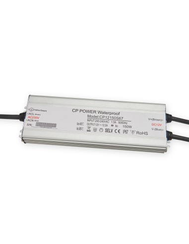 Zasilacz INSTALACYJNY 12V 150W 12,5A IP67