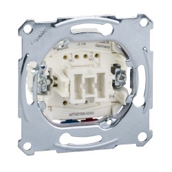 Mechanizm przycisku schod. 1-bieg., p/t, 10A, AC 250 V, b.śrub. Merten MTN3156-0000 Schneider